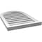 Ekena Millwork Round Top Surface Mount PVC Gable Vent: Functional, w/ 2"W x 2"P Brickmould Sill Frame, 20"W x 30"H GVPRT20X3003SF - alternate 5